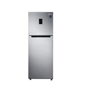 Samsung 324L 3 Star Inverter Frost Free Double Door Refrigerator (RT34T4513S8/HL, Elegant Inox, Convertible)