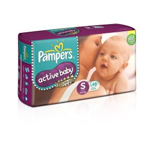 Pampers Active Baby Diapers-Small