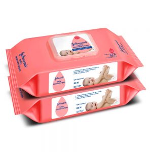 Johnson's Baby Wipes (Pack of 2)