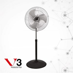 Havells V3 Yurbo Pedestal Fan (Black)